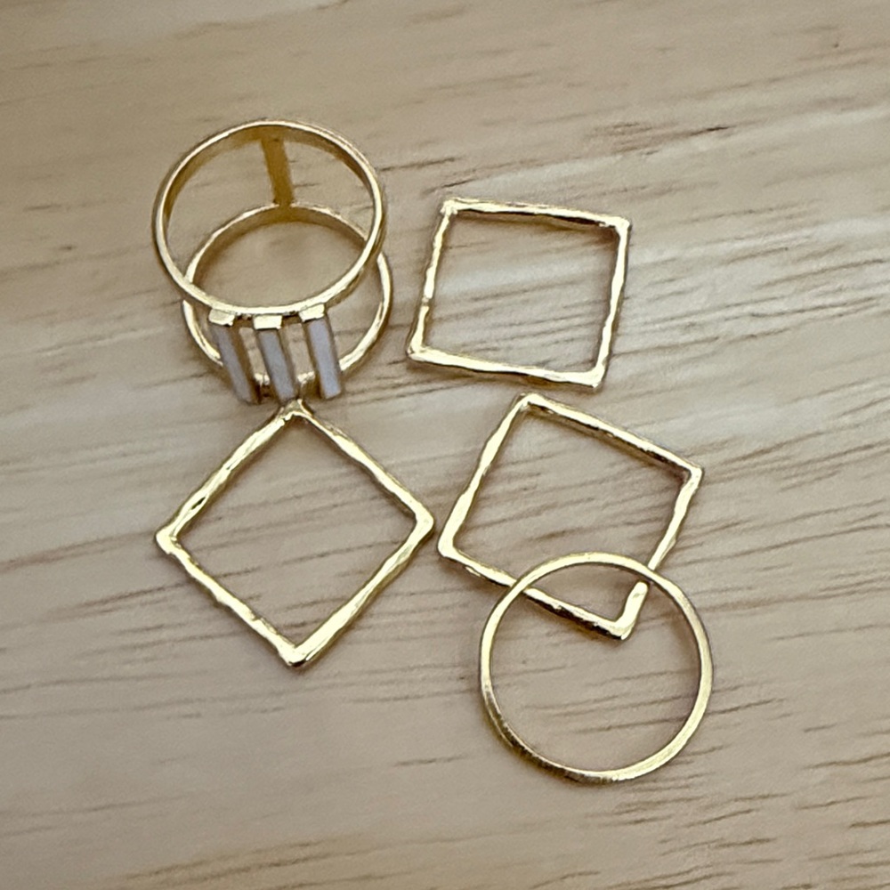Gorjana 18K Gold Rings - size 5